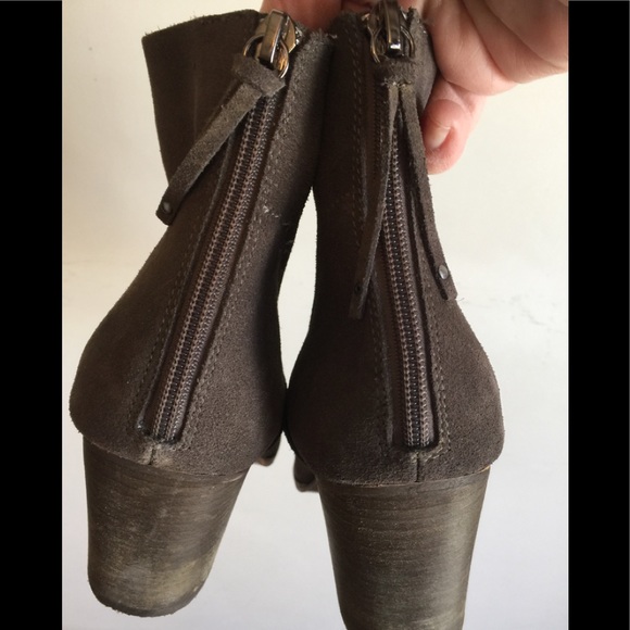 Grey Suede Booties ❤️ - Picture 4 of 5